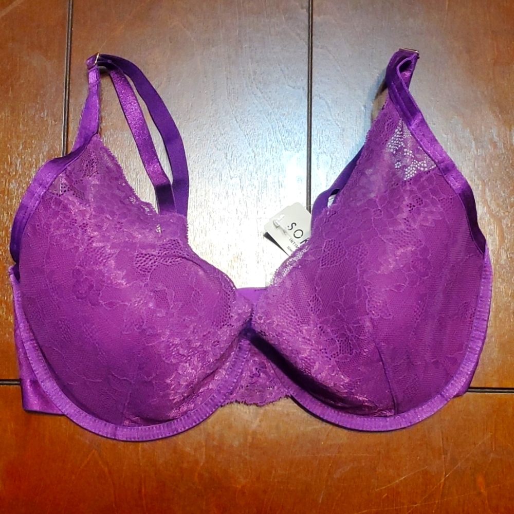 COPY - SOMA Lightest Lift Lace Plunge Bra